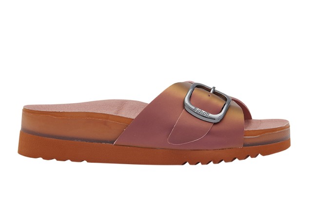 Scholl Senny Γυναικείο Ανατομικό Σανδάλι Πορτοκαλί No.37