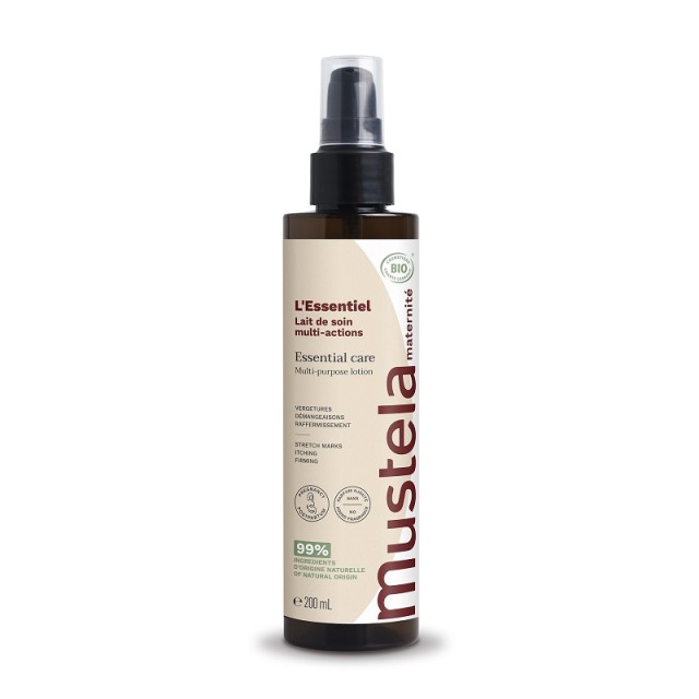 Mustela Essential Care Multi-Purpose Lotion Λοσιόν Σώματος κατά τη Διάρκεια & μετά την Εγκυμοσύνη 200ml
