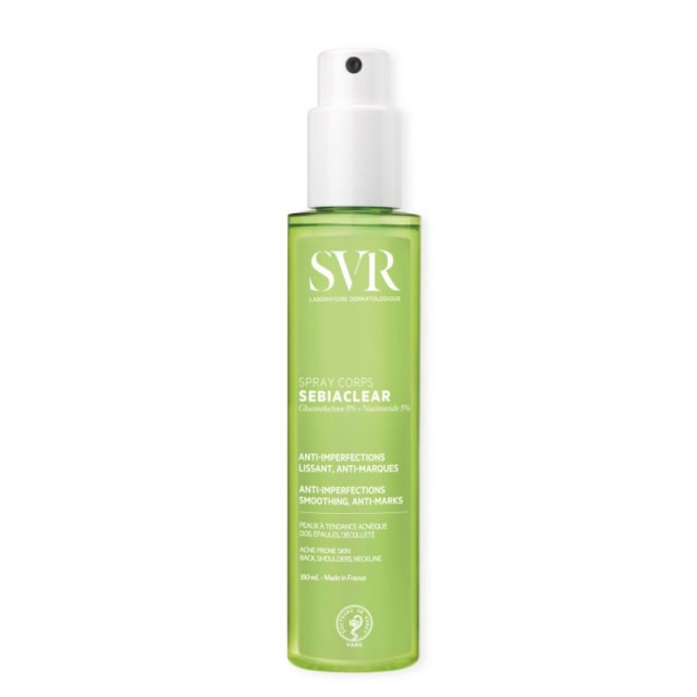SVR Laboratoire Sebiaclear Spray Corps Σπρέι Σώματος για την Αντιμετώπιση της Ακμής 150ml