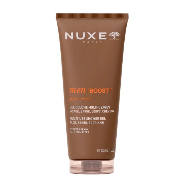 Nuxe Men [Boost] Multi-Use Shower Gel Πολυχρηστικό Αφρόλουτρο για Πρόσωπο, Μαλλιά, Γένια και Σώμα  200ml