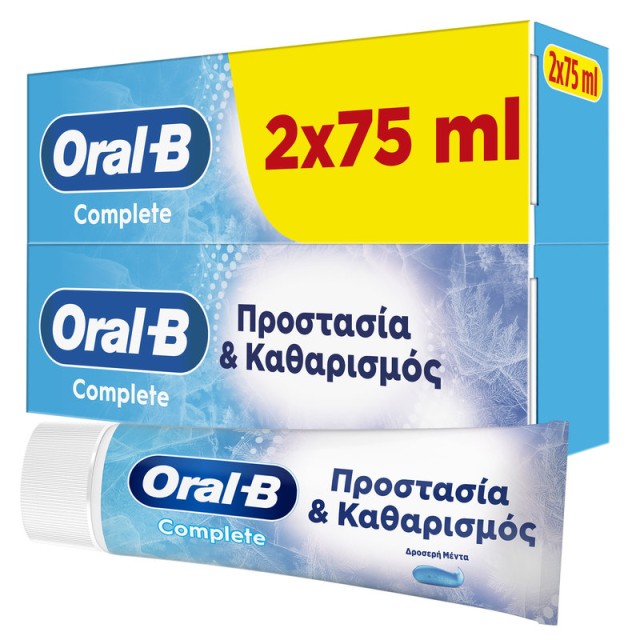 Oral-B Complete Προστασία & Καθαρισμός Οδοντόκρεμα 2x75ml