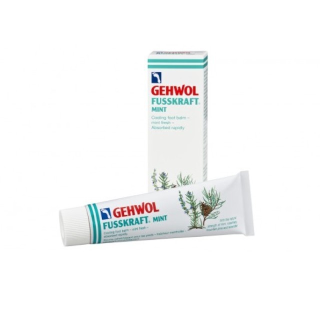 Gehwol Fusskraft Mint Αντιφλογιστικό Βάλσαμο για Πέλματα & Γάμπες με τη Φρεσκάδα Ασιατικής Μέντας 75ml