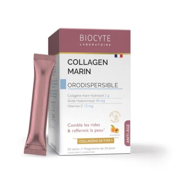 Biocyte Collagen Marin  Apricot 20 φακελίσκοι