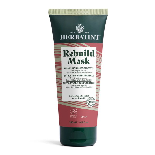 Herbatint Rebuild Mask Βιολογική Μάσκα Αναδόμησης Μαλλιών 200ml