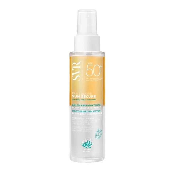 SVR Laboratoire Sun Secure Eau Solaire SPF50+ Αντηλιακό Νερό Προσώπου & Σώματος 100ml