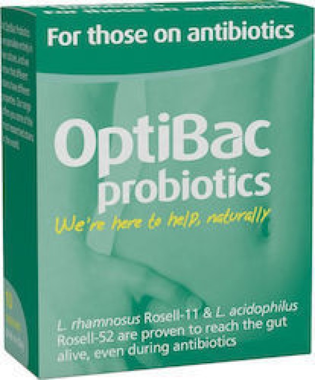 OptiBac Probiotics για την Αντιβίωση 10 κάψουλες
