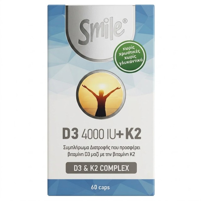 Smile D3 4000iu & K2 60 caps