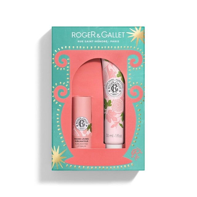 Roger&Gallet Xmas Pack Fleur De Figuier Balm Χειλιών 3.5 gr & Κρέμα Χεριών 30ml