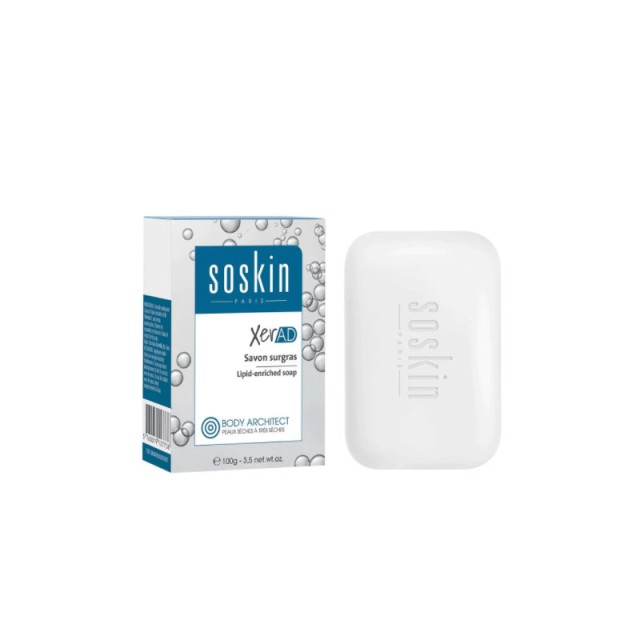 Soskin XerAD Soap Υπέρ-λιπαρό Σαπούνι σε Μπάρα για Ξηρό και Ευαίσθητο Δέρμα 100g