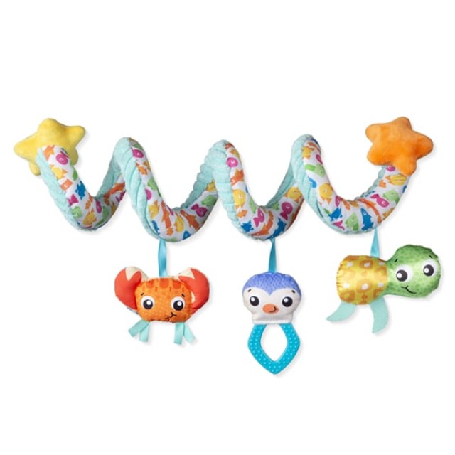 PlayGro Ocean Adventure Twirly Whirly Σπιράλ Παιχνίδι Καροτσιού για μωρά 0m+ , 1 τεμάχιο