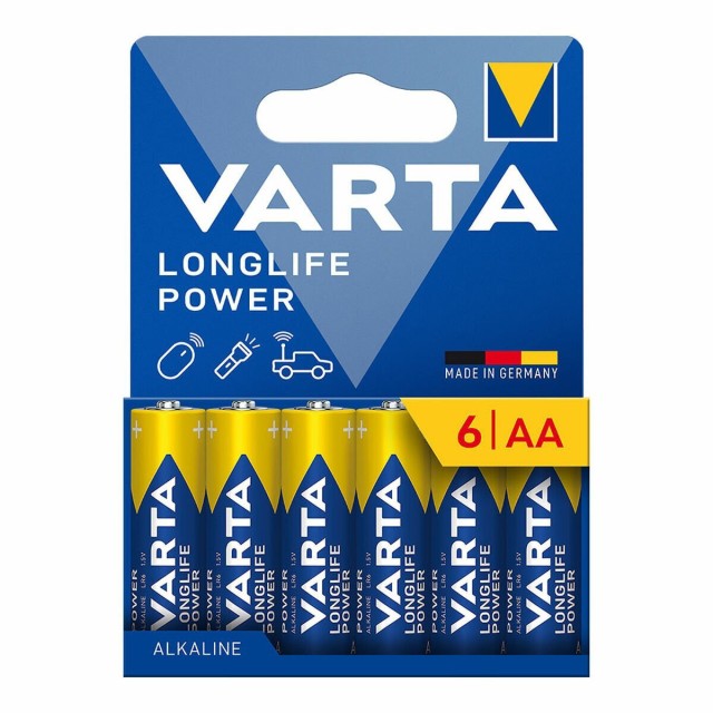 Varta Αλκαλικές Μπαταρίες AA Longlife Power 1.5V 6τμχ (4906121746)