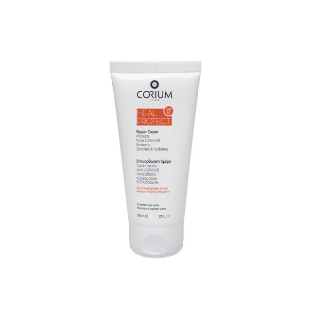 Corium Heal Protect Επανορθωτική Κρέμα με Δείκτη Προστασίας Spf50 50ml