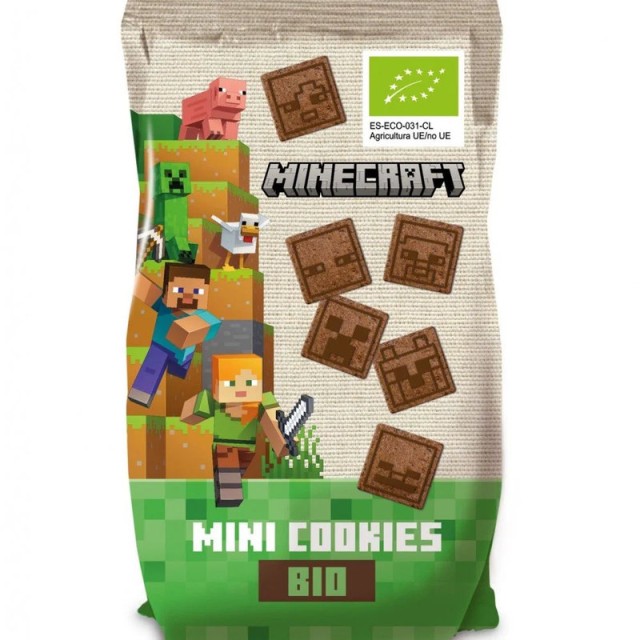 Βιο-Υγεία Tasty & Unique Βιολογικά Μπισκότα με Κακάο Minecraft 100gr
