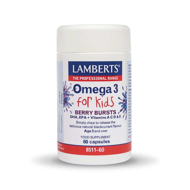 Lamberts Omega 3 for Kids Berry Bursts 60 κάψουλες