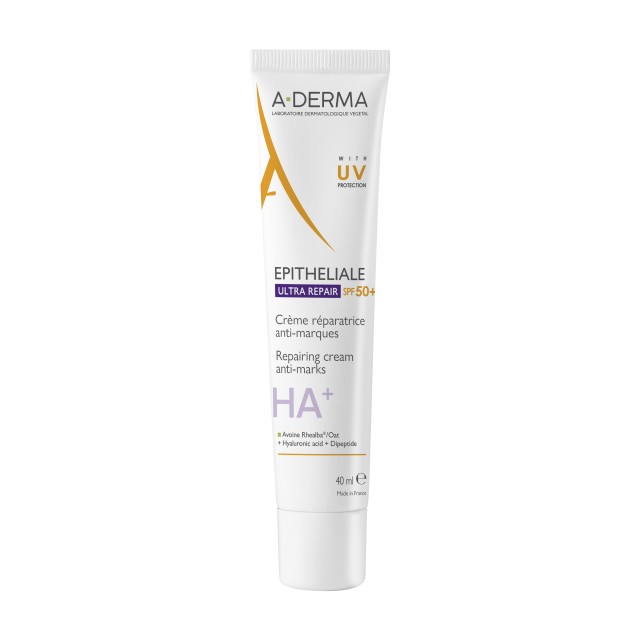 A-Derma Epitheliale ΗΑ+ Ultra Repair Επανορθωτική Κρέμα κατά των Σημαδιών SPF50+ 40ml
