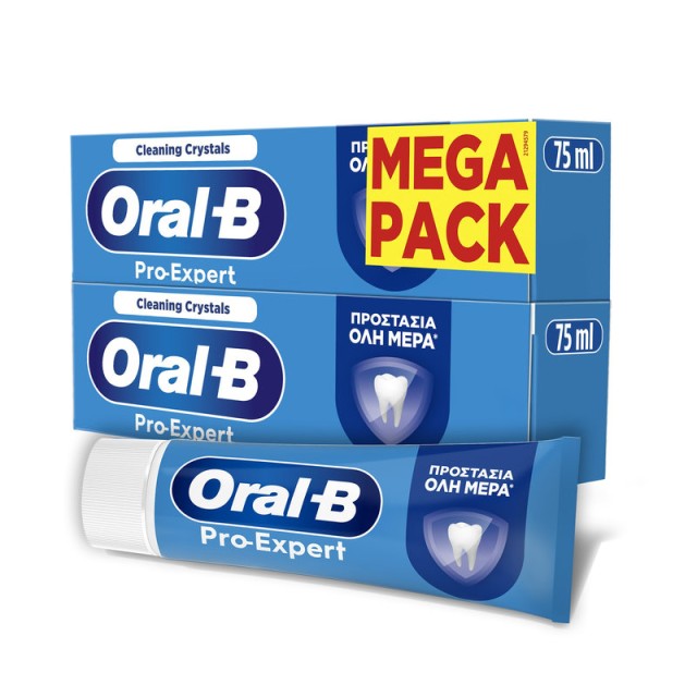 Oral-B Pro-Expert Professional Protection Οδοντόκρεμα Mega Pack 2χ75ml