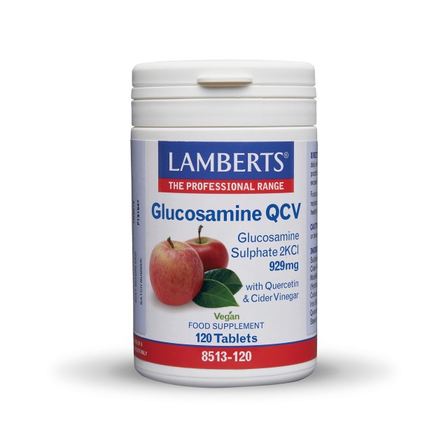 Lamberts Glucosamine QCV 929mg 120 ταμπλέτες