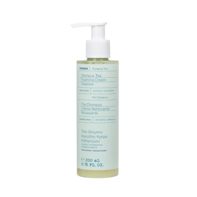 Korres Olympus Tea Αφρώδης Κρέμα Καθαρισμού 200ml