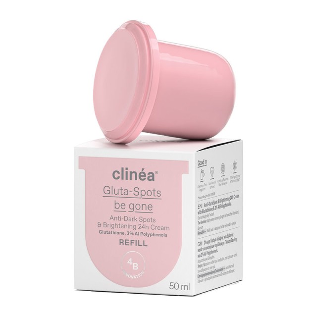 Clinéa Gluta-Spots Be Gone Refill  Ανταλλακτικό 24ωρης Κρέμας Κατά των Κηλίδων & της Υπερμελάγχρωσης 50ml