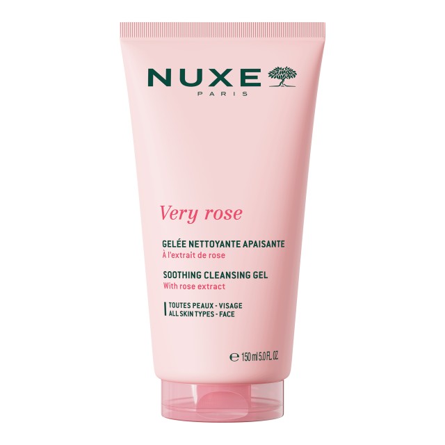 Nuxe Very Rose Soothing Cleansing Gel Καταπραϋντικό Gel Καθαρισμού 150ml