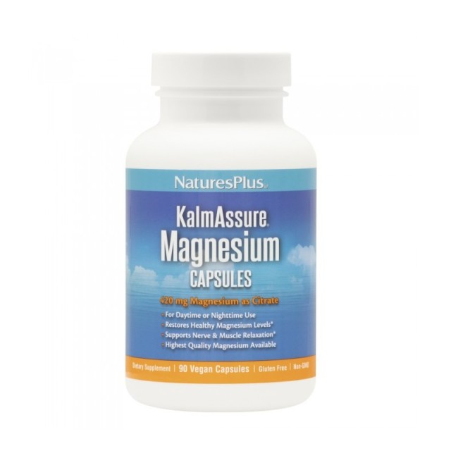 Natures Plus KalmAssure Magnesium 90 φυτικές κάψουλες
